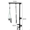 Pet Grooming Arm with Clamp for Medium and Small Dogs - 35 Inch Height Adjustable Two Haunch
