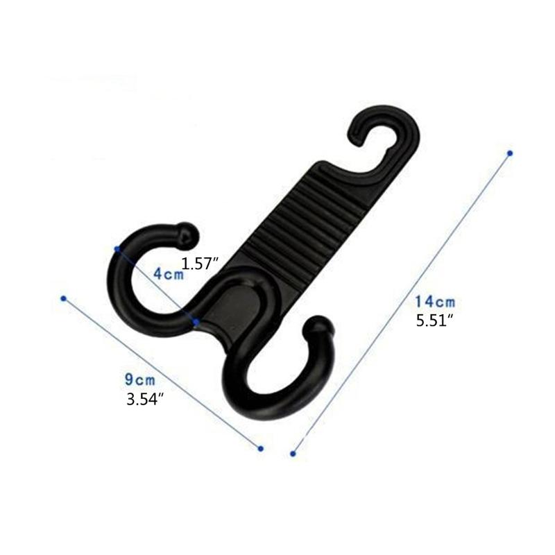 2-Pack Car for Seat Headrest Hooks Universal Back for Seat Organizer Hanger Storage Dual Hook for Handbag Purse Grocery