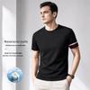 VEE KELLEN Men's Round Neck Short Sleeve Cotton T-Shirt