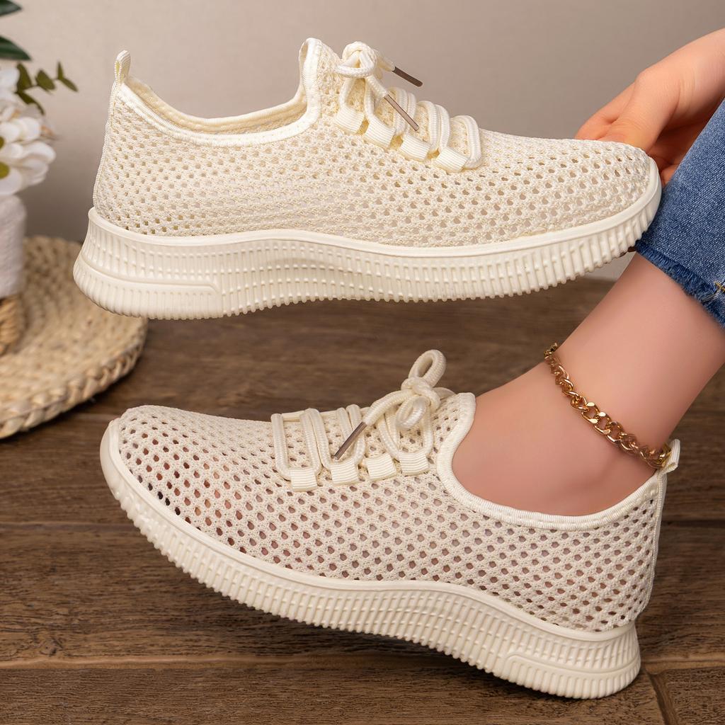Spring Autumn New Style Casual Sports Sneakers for Women, Polyurethane Breathable Sports Shoes, Women's Mesh Shoes