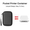 Photo Printer Storage Bag with Zipper Hard Shell Impact Resistant Shockproof Pocket Printer Protective Case for Xiaomi ZINK