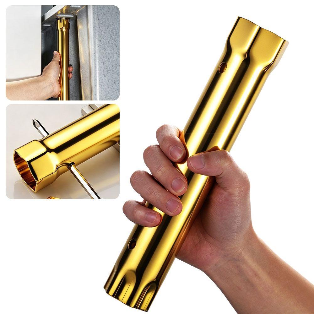 Anti Rust Sink Installer Tool Double-headed Hex Sleeve Spanner Gifts Plumbing Repair Wrench