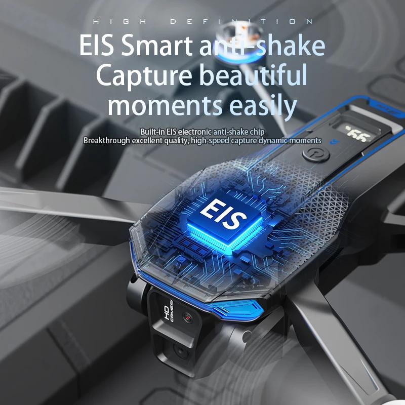 MX06 Faltbare professionelle Drohne, hochauflösender Weitwinkel-Hubschrauber mit sechs Achsen und Gyroskop, Geschenke für Kinderspielzeug mit Warnung vor niedrigem Stromverbrauch