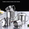 FATTBAO 304 Stainless Steel Mug with Handle