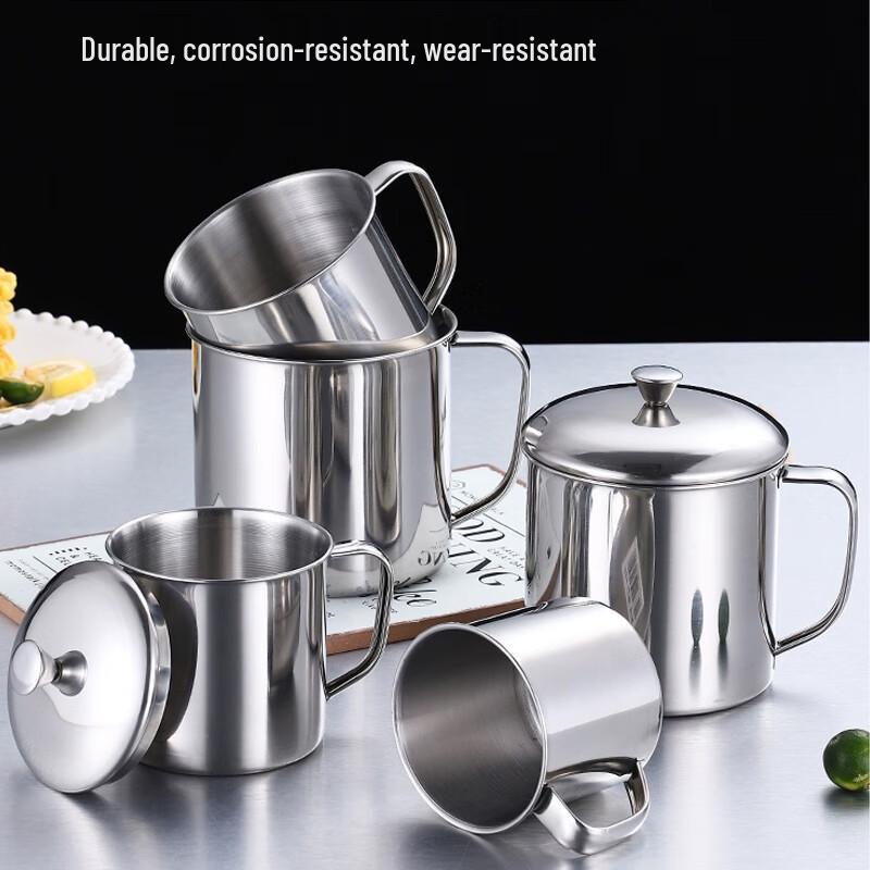 FATTBAO 304 Stainless Steel Mug with Handle