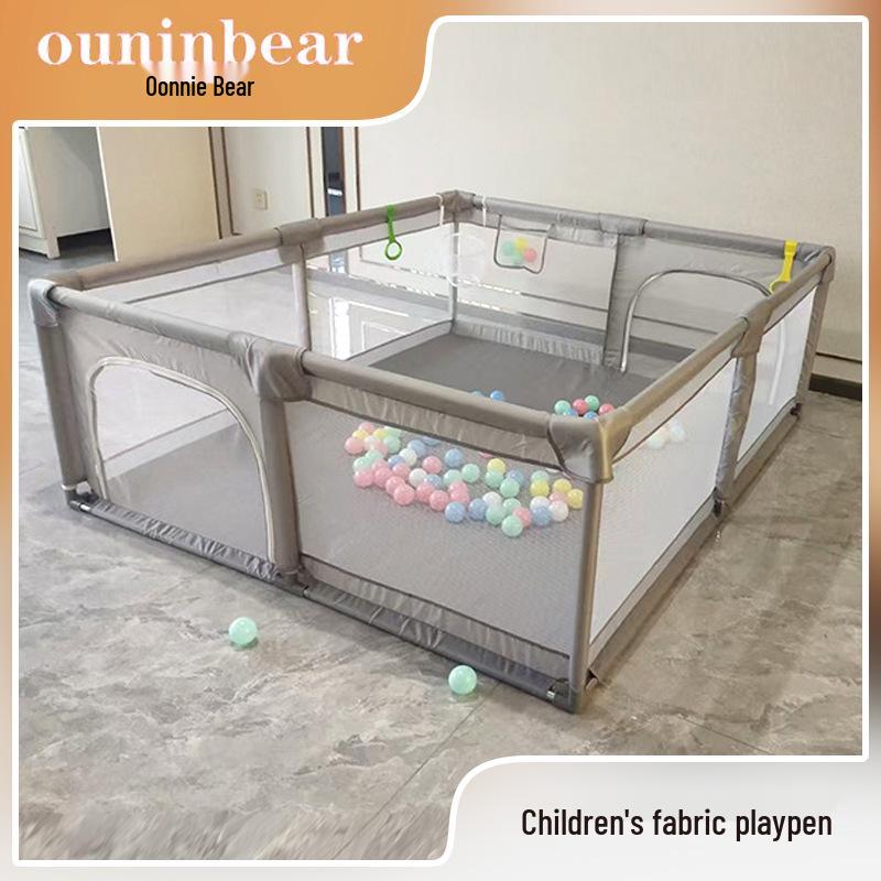 Baby and Toddler Safety Playpen with Walker and Bed Rail Guard