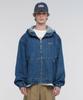 Outdoor Products Stitch Denim Hood Jumper (Light Blue)