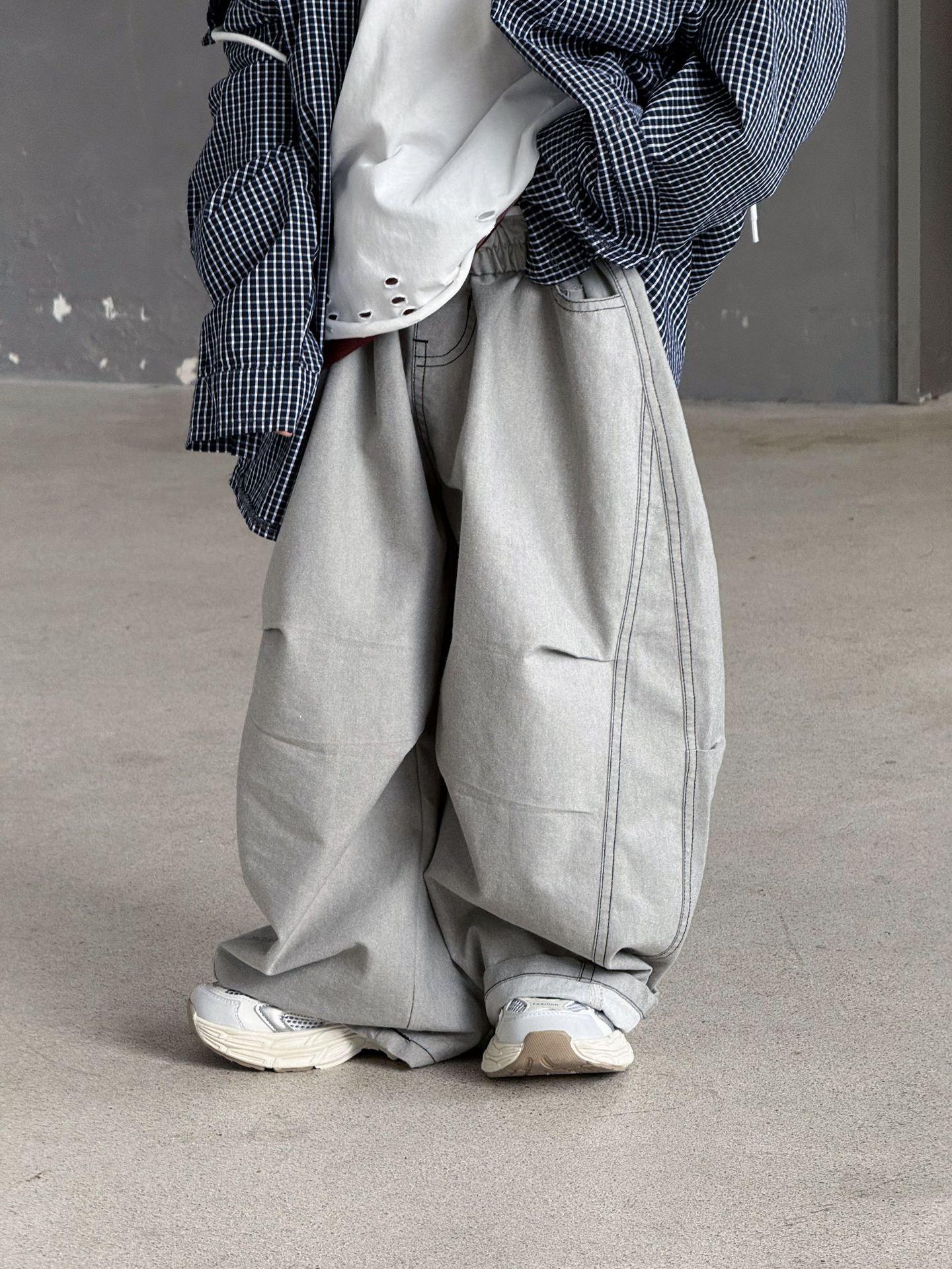 Детские весенние свободные повседневные брюки однотонной расцветки 150 (Height 145-154cm)