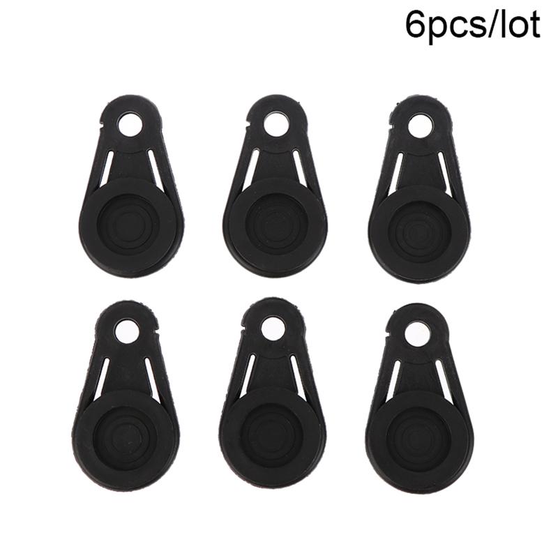 

6/12Pcs Tent Clips Camping Tent Disc Buckle Plastic Clip Outdoor Rainproof Tarpaulin Rope Alligator Clips Fixed Buckle