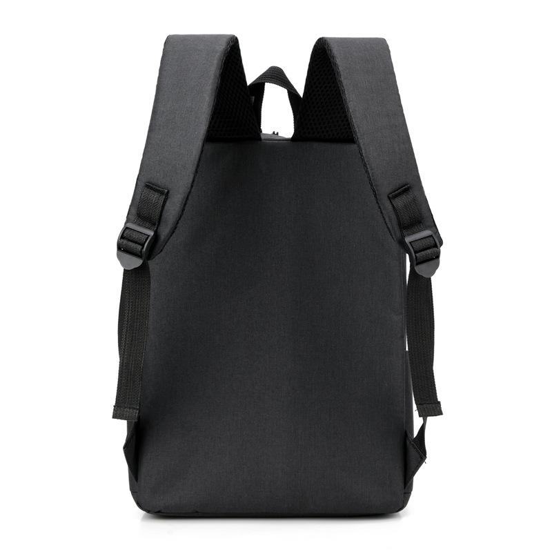 Unisex Fashion Backpack – Printed Logo, Simple Design, Fits Laptops