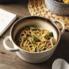 Large Double-Handled Ceramic Ramen & Soup Bowl
