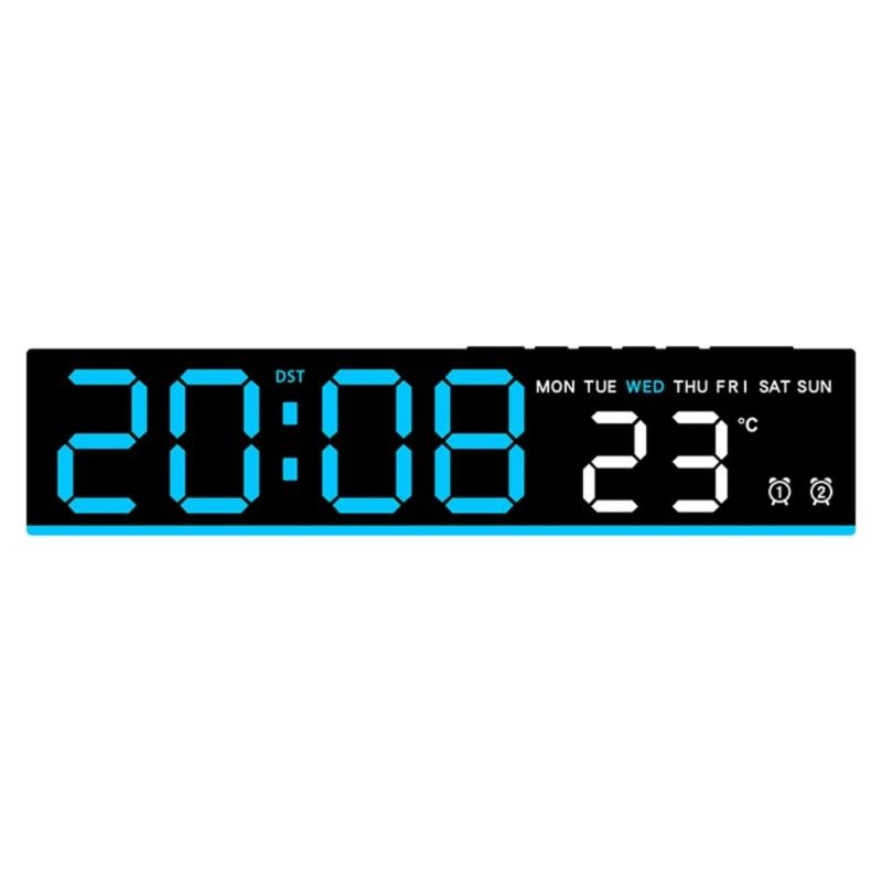 LED Wall Clock Simple Colourful Digital Clocks Gym Wall Multifunction Clock Large Led Screen Large Digital