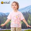 B.Duck Girls' Short Sleeve Cartoon T-Shirt