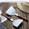 Stainless Steel Barbecue Spatula Wide Blade Teppanyaki Spatula Flipper Pancake Turner  Griddle