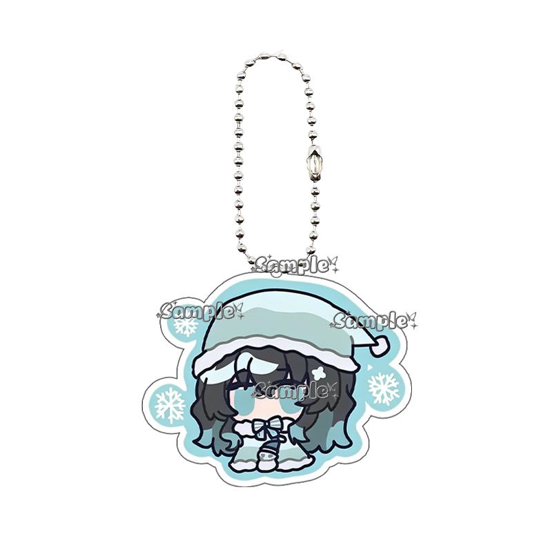 Double-sided Printing Anime Kochou Shinobu Tomioka Giyuu Tanjiro Kamado Nezuko Keychain Acrylic Pendant Charm Fans Gifts Jewelry