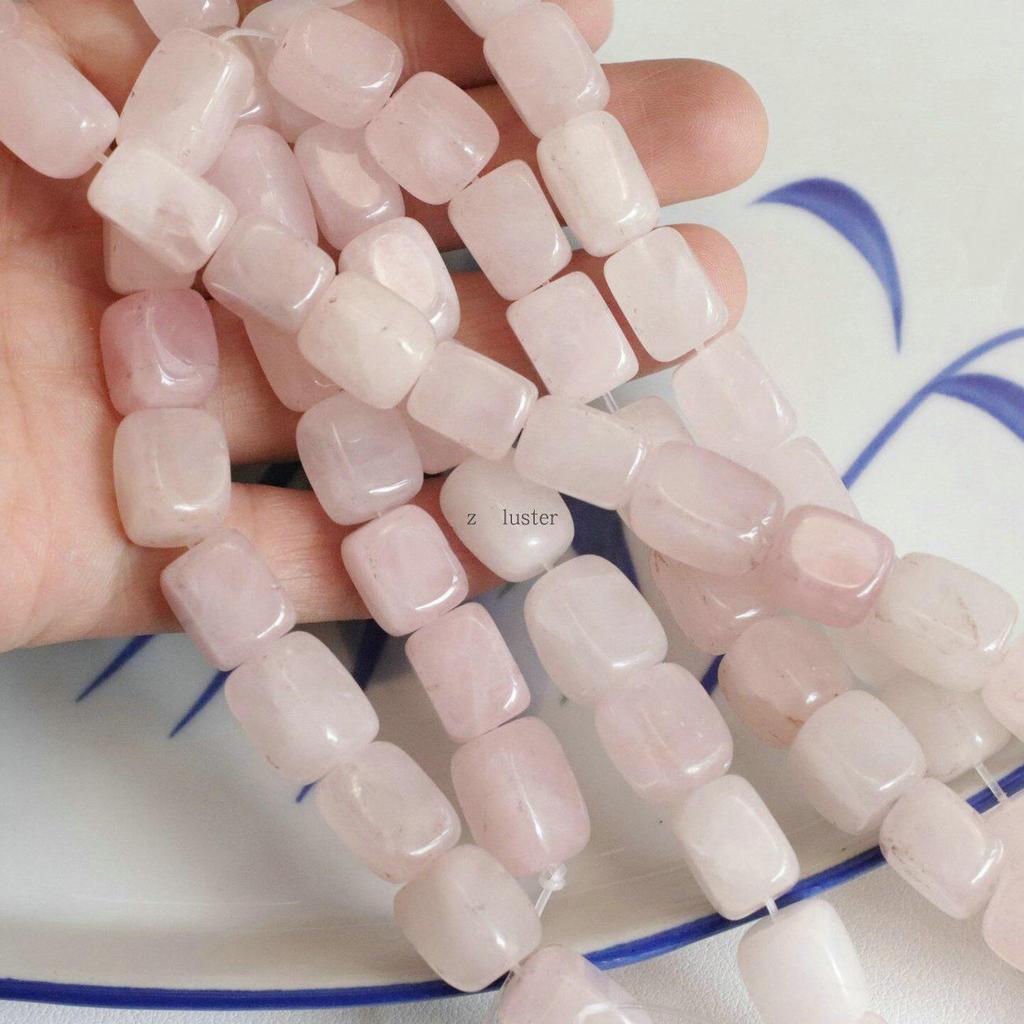 Rose Quartz 10x14mm Square Beads for DIY Jewelry & Accessories