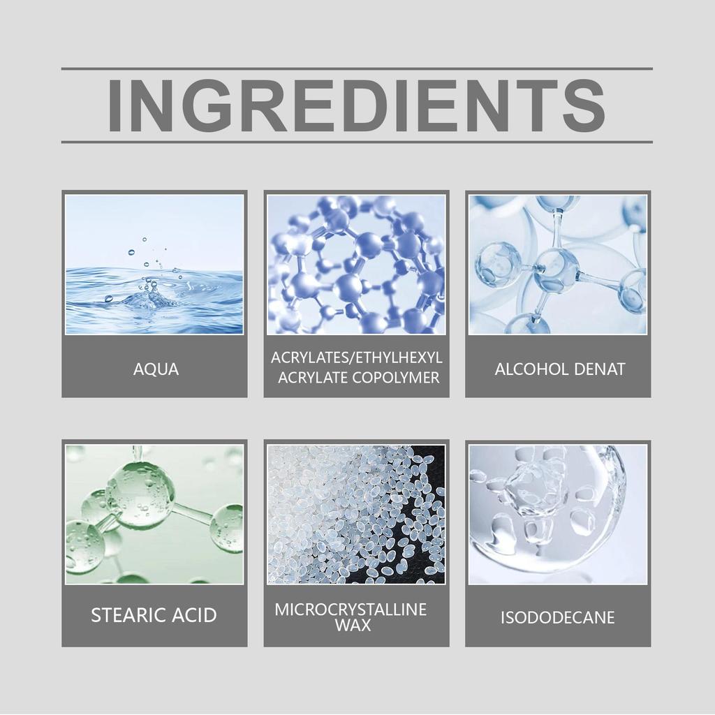 Brown Hair Styling Paste Waterproof and Sweatproof Long Lasting Natural Not Sticky Cover Natural Easy To Color