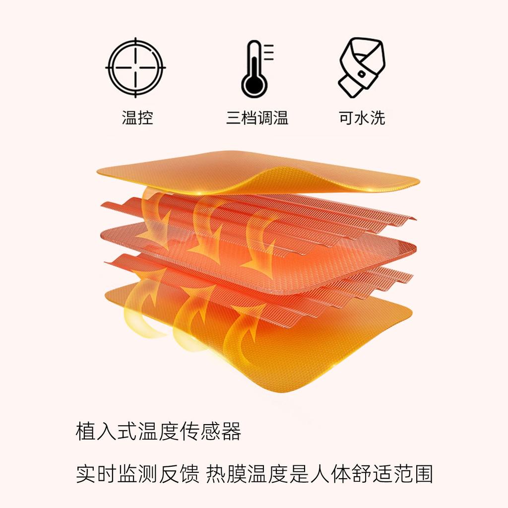 Electric Scarf, Smart Usb Charging Heating Scarf, Winter Electric Heating Scarf, Shoulder Pads and Neck Warmers Home Heaters