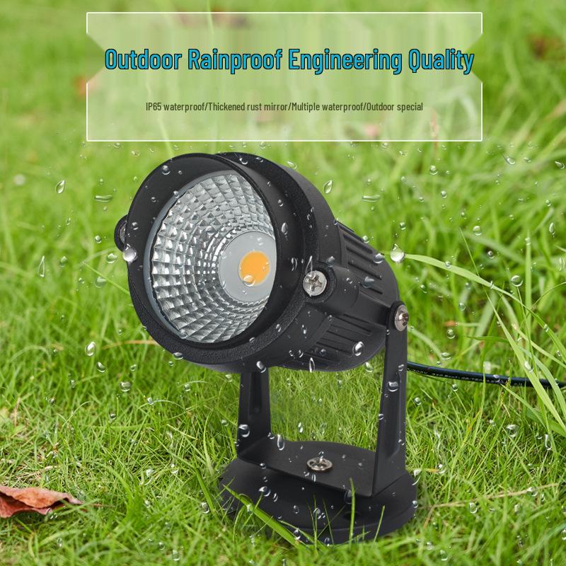Wasserdichter COB Erdspieß LED Strahler für Außenlandschaft und Rasen