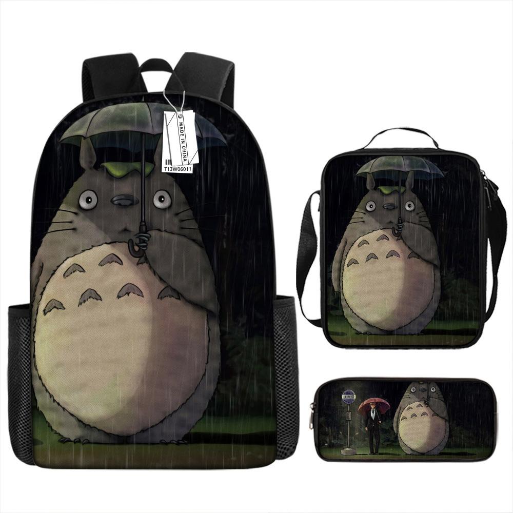 My Neighbor Chinchilla, Surrounding Animation Backpack Backpack European and American Retro Schoolbag