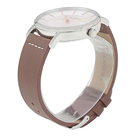 The Clock House MCA5002-WH1B Men's Casual, Simple, Waterproof Analog Watch, White