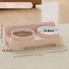 Simple Pet Food and Water Bowl Set Anti-Splash Cat Bowl Dog Bowl for Cats and Pets
