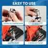 Universal Multifunctional Wrench Socket Sleeve Converter for 3/8"Drive Wrench,10-19mm Adjustable Socket Adapter  Repair Tool