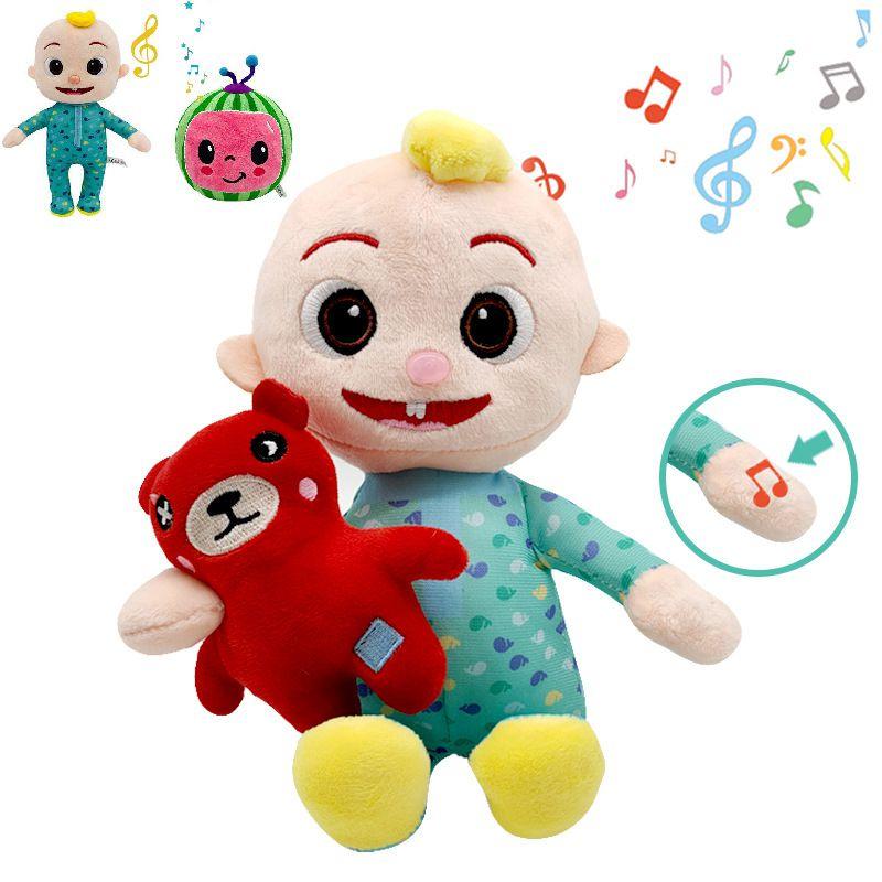 Doll Kawaii Music Music Toys Soft Melon Baby Cartoon Plush Toy Stuffed