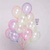 10-Inch Colorful Transparent Crystal Bobo Latex Balloon for Party Decoration