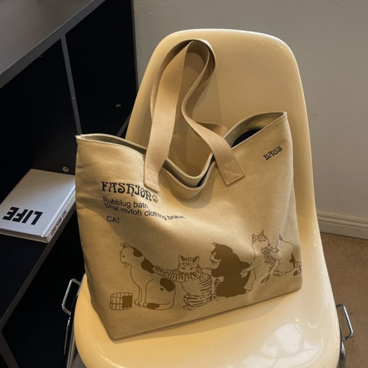 Damen Canvas Handtasche Umhängetasche