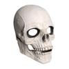 Maschera Teschio Realistica con Mascella Mobile Spaventosa Decorativa Casco in Lattice Casco Scheletro per Cosplay Costume Outdoor Adulto Carnevale
