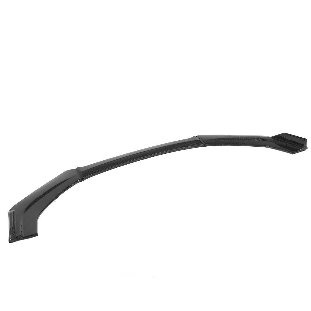 Front Bumper Lip Spoiler Splitter Kit Aerodynamic Part for Auto Car Modification(Glossy Black White )