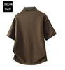 Summer 2026 Men's Ice Silk Quick-Dry Short-Sleeve Lapel Polo Shirt