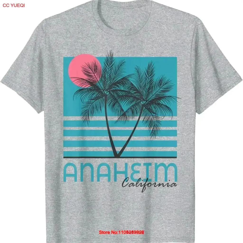 Anaheim California T Shirt Vintage Souvenirs Washed graphic Stylish Breathable Comfortable designer clothes streetwear vintage