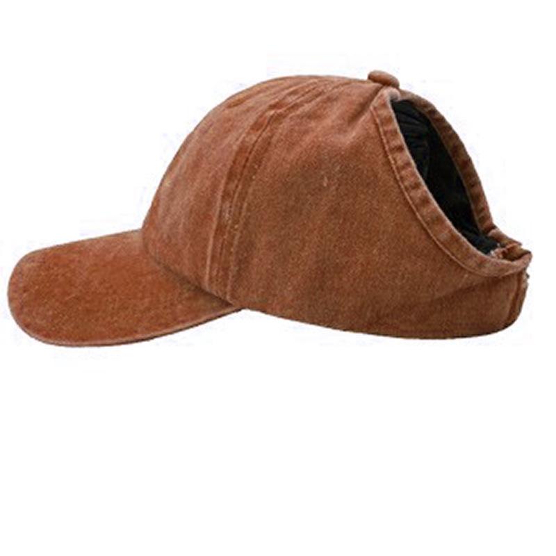 

Custom Logo Half Top Baseball Cap Distressed Washed Cotton Breathable Empty Top Duckbill Sun Cap Sports Gorras Golf Yoga Hat adult&no logo оранжевый