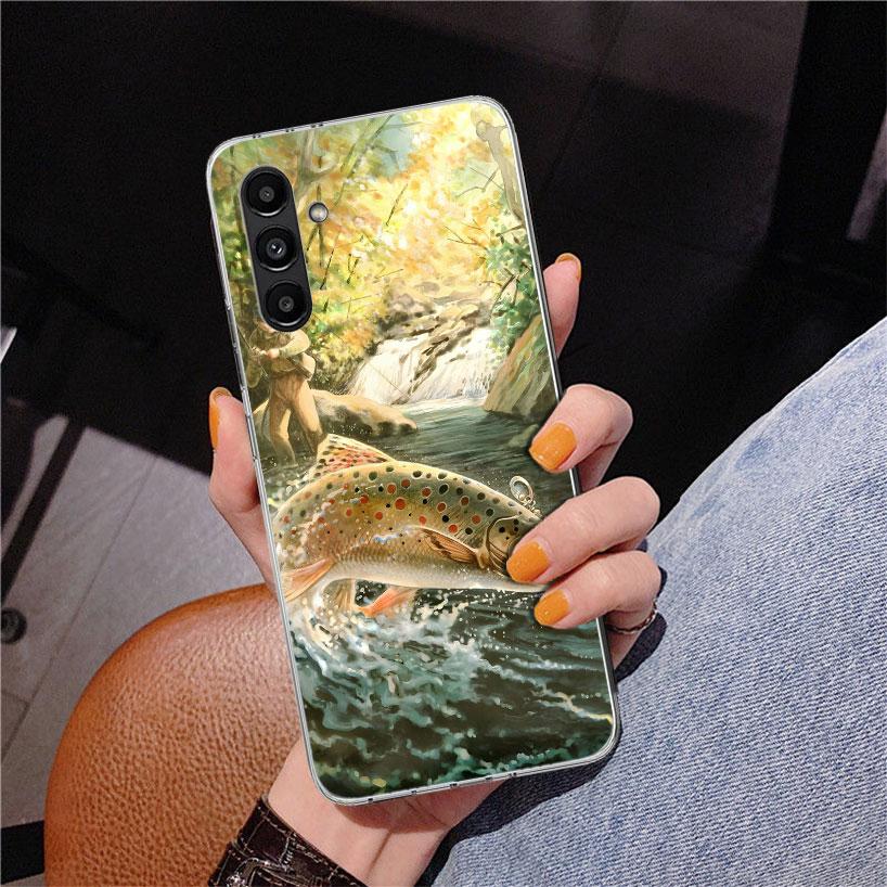 

Carp Fish Fishing Rod Hook Phnoe Case for Samsung Galaxy A17 A37 A57 A16 A26 A36 A56 A15 A14 A13 A55 A54 A53 A35 A34 A33 A25 A24 Samsung A26