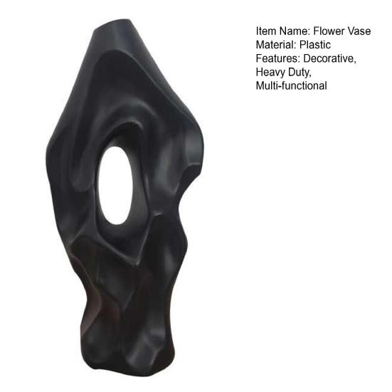 Wazon na kwiaty z tworzywa sztucznego w stylu vintage, minimalistyczny pojemnik na kwiaty w stylu chińskim, dekoracyjny wazon na rośliny kwiatowe, ozdoba stołu do domu i biura