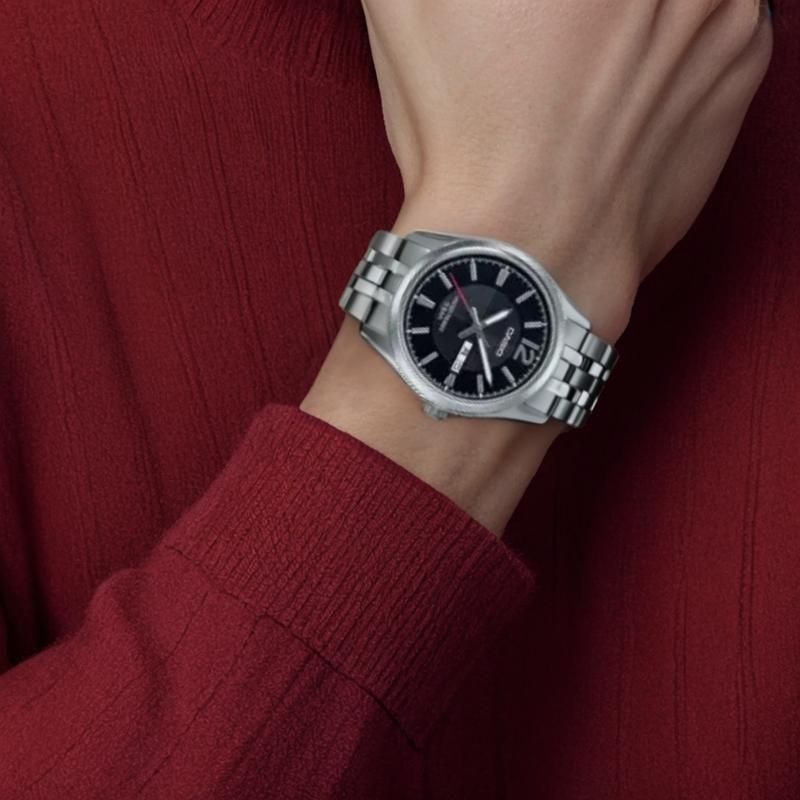 Casio STANDARD Series Retro Fashion Business Casual Simple Classic Pointer Series Month Display Large Dial Waterproof Quartz Movement MTP-1335DJ-1AJF