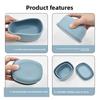 New Food Grade Silicone Lunch Box with Lid 200/300/600ML Microwave Oven Lunch Box Leak Proof Heat Resistant Storage Box Picnic