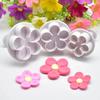 3Pcs Five Petal Flower Shaped Embossed Mold For Kitchen DIY Baking Cookies Candies Cakes Flower Creative Decoration Mold
