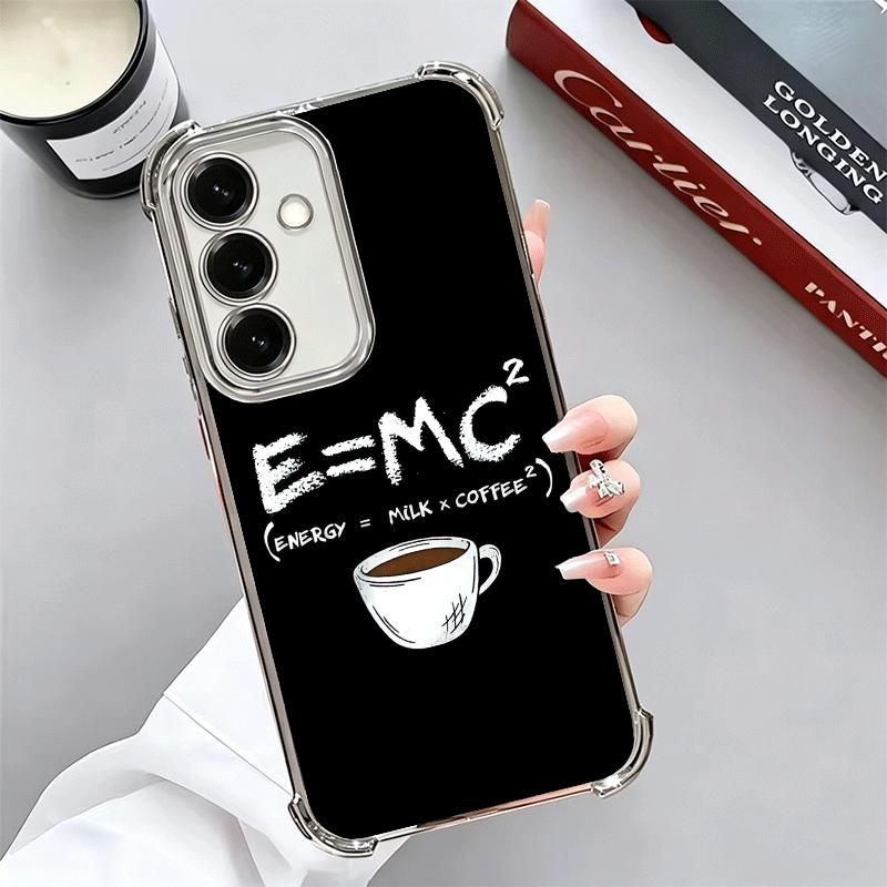 

Black Coffee Fashion Style Plating Phone Case For Samsung A17 A07 A37 A57 A16 A56 A15 A55 A14 A54 A13 A53 A26 A36 A25 A35 A24 A3 Samsung A17