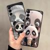 Cute Panda Phone Cover Case for Samsung Galaxy A06 A52 A73 A37 A12 A25 A57 A55 A05 A53 A23 A51 A41 A13 A17 A15 A16 A50 A70 A36