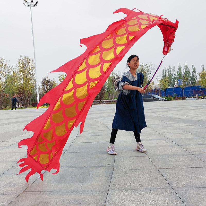 Colorful Children's Fitness Dance Ribbons - Outdoor Dragon Swing for Fun