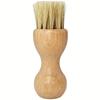 Gourd Shaped Shoe Brush Beech Wood Handle & Natural Pig Bristles for Polishing Cleaning Ash Removal, Multifunctional Care Tool