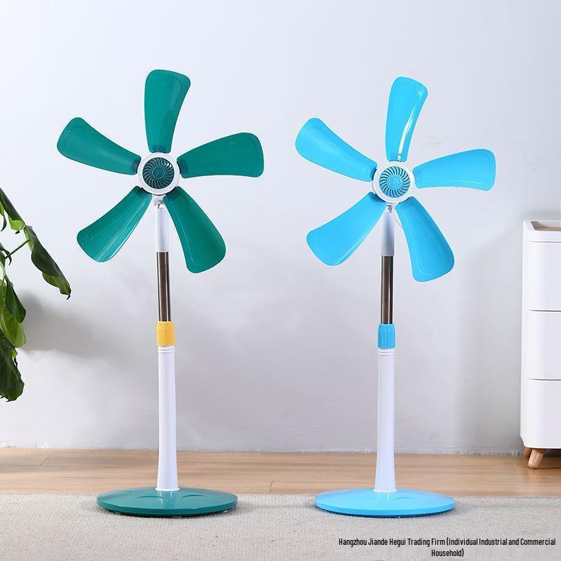 Leide Zhu Silent Oscillating Floor Fan for Home, Office, or Dorms – Powerful, Compact Design