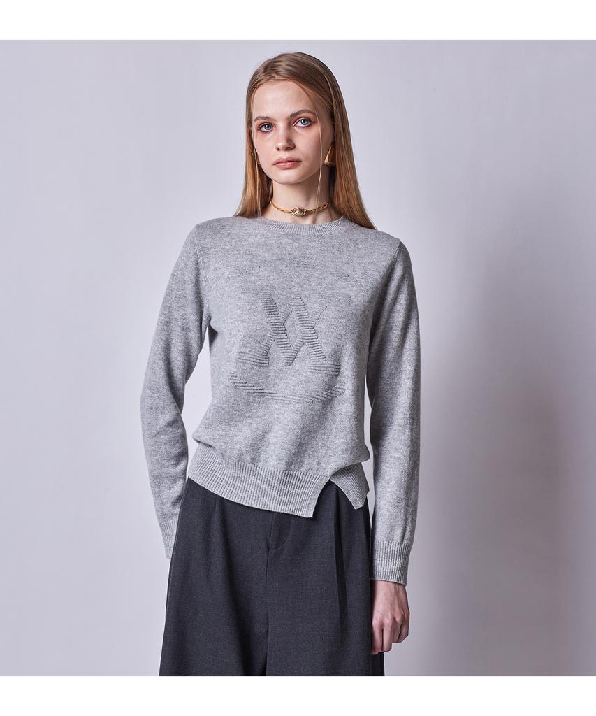 Beleusache1969Itallia Stella Glitter Big Symbol Knit Top