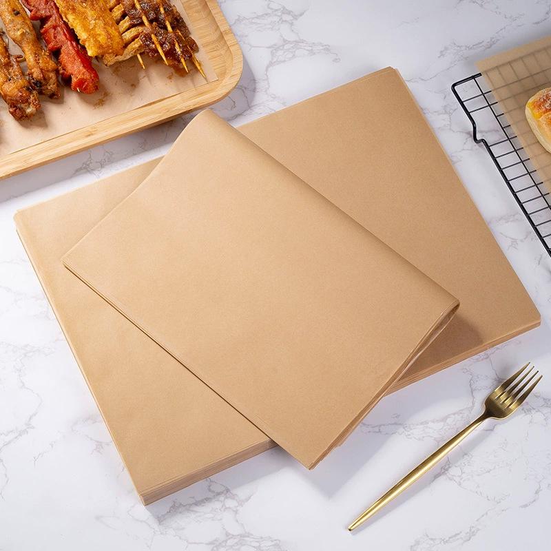 100Pcs Baking Paper Non-stick Parchment Baking Sheet For Oven Air Fryer Grilling Mat Paper Food Wrapping Paper Baking Tool