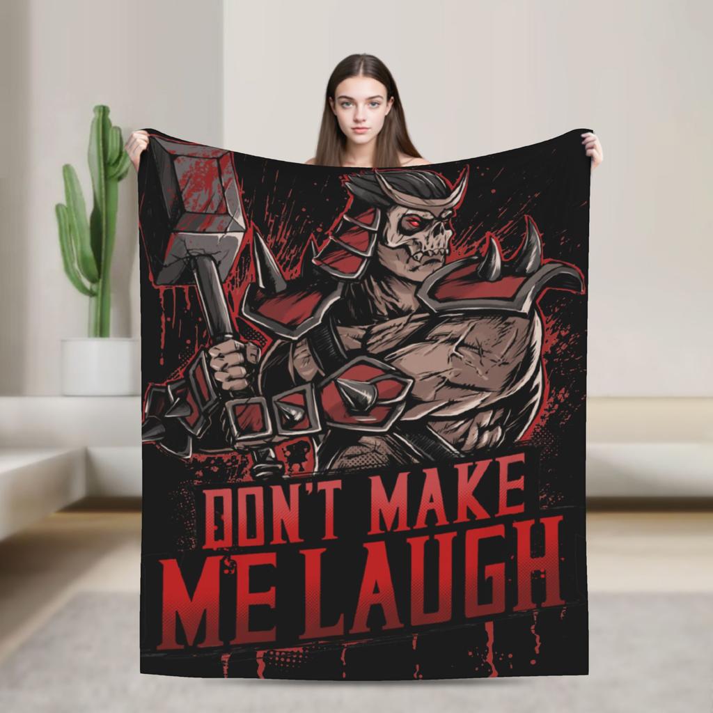 Scorpion VS Sub Zero Blanket Fleece Mortal Kombat MK11 Breathable Blankets for Sofa Outdoor Plush Thin Quilt