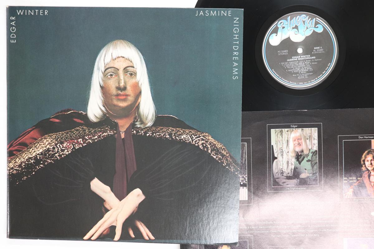 

LP Record EDGAR WINTER Jasmine Nightdreams PZ33483 BLUE SKY 1975 US Rock Used