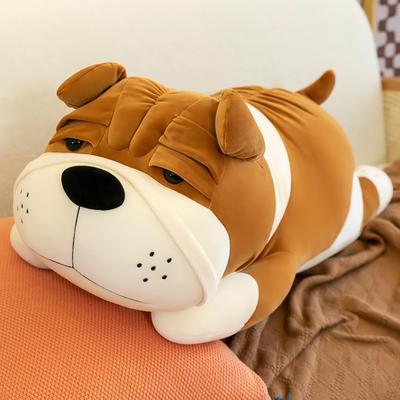 Dog Pillow Plush Doll Cute Soft Shar Pei Stuffed Toy,Puppy Toy for Couch, Office,